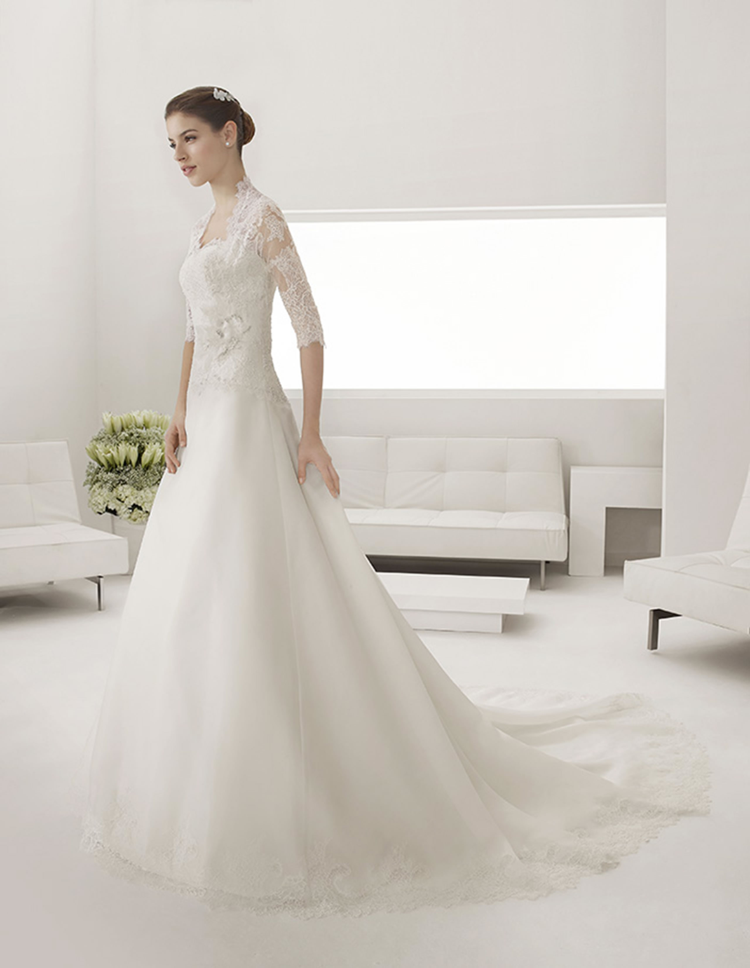 PEONIA Vestido de Alma Novia 2015